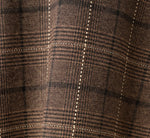A Line Side Buckle Midi Skirt In Brown Multi 7