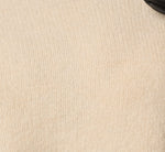 Long Sleeve Bow Shoulder Sweater In Cream Black 7
