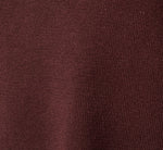 Three Quarter Sleeve Scalloped Fringe Sweater In Chocolate 7