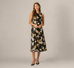Sleeveless Brocade Top In Brocade Floral 2
