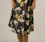 Pleated Brocade Midi Skirt In Brocade Floral 4