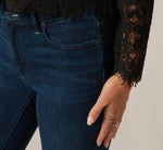 Long Sleeve Sheer Lace Blouse In Black 5