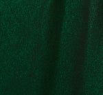 Metallic Blouson Halter Dress In Emerald Green 7