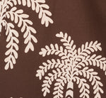 Sleeveless Bow Front Palm Tree Sundress In Brown Ivory 6