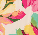 Puff Sleeve Flounce Mini Dress In White Multi 7