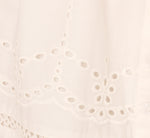 Sleeveless Ruffle Eyelet Mini Dress In Ivory 6