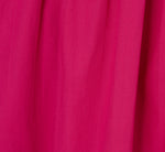 One Shoulder Floral Applique Cotton Midi Dress In Pink 6