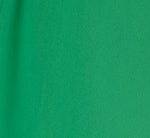 Long Sleeve Scallop Trim Short Dress In Green 6