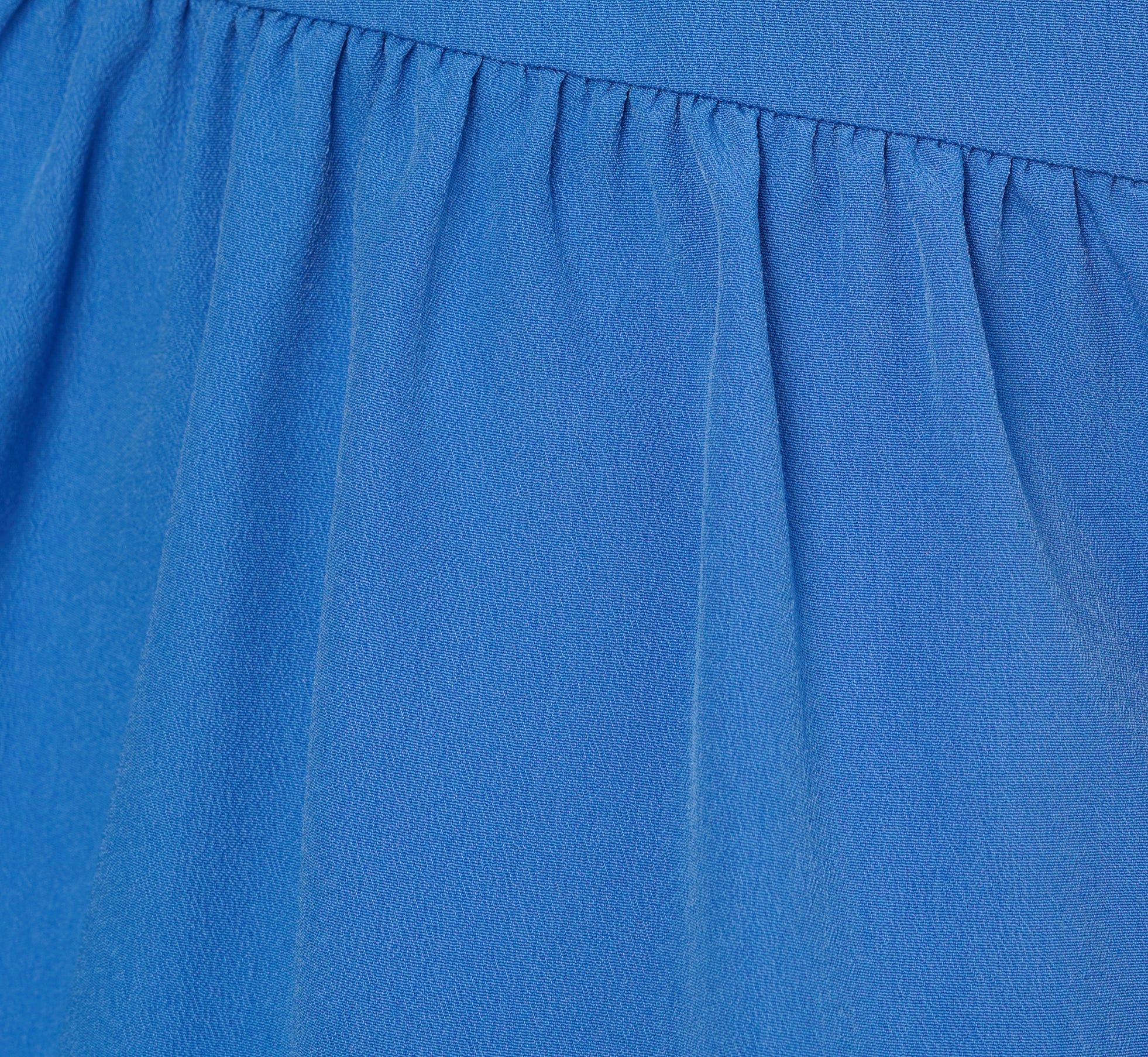 Bell Sleeve Short Shirt Dress In Cool Water 1