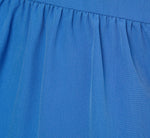 Bell Sleeve Short Shirt Dress In Cool Water 7