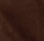 Long Sleeve Microsuede Shift Dress In Dark Brown 7