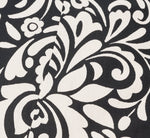 Drop Waist Cotton Tile Print Midi Sundress In Black Ivory 7
