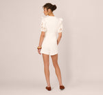 Puff Sleeve Cotton Lace Rumper In Ivory 5