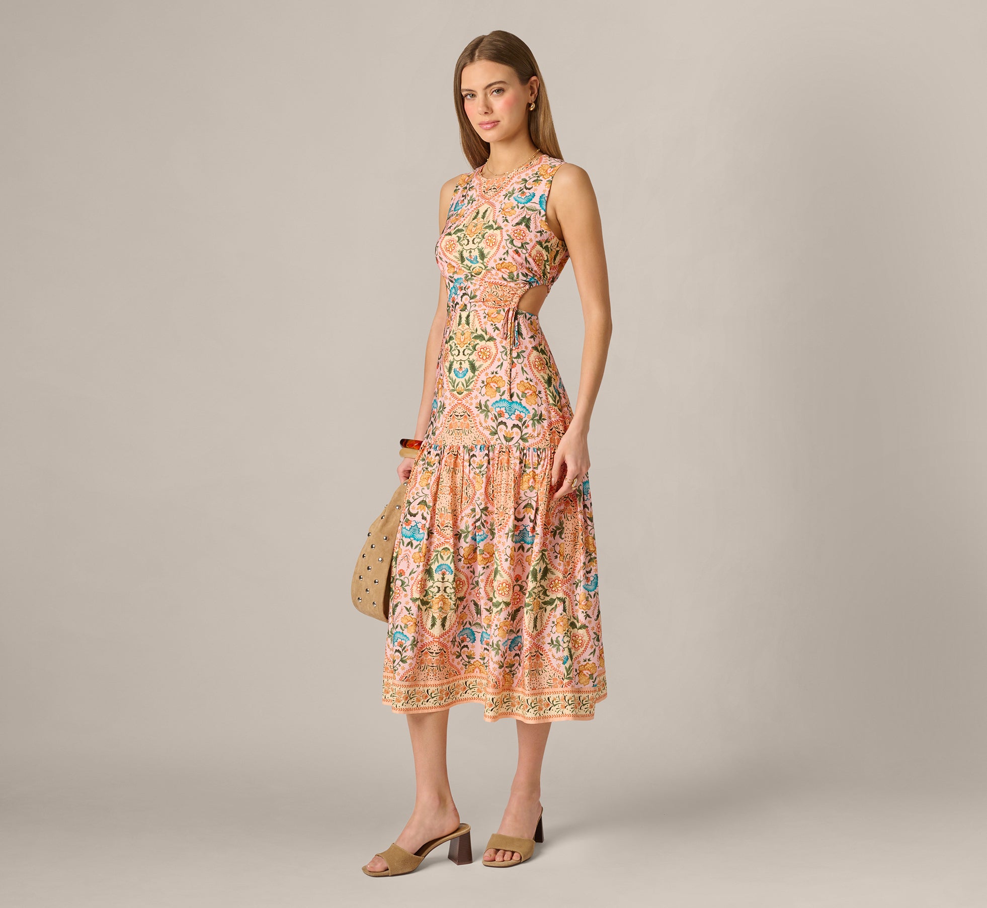 midi fall floral dress Petal and Pup Women's Mirabel Midi Dress