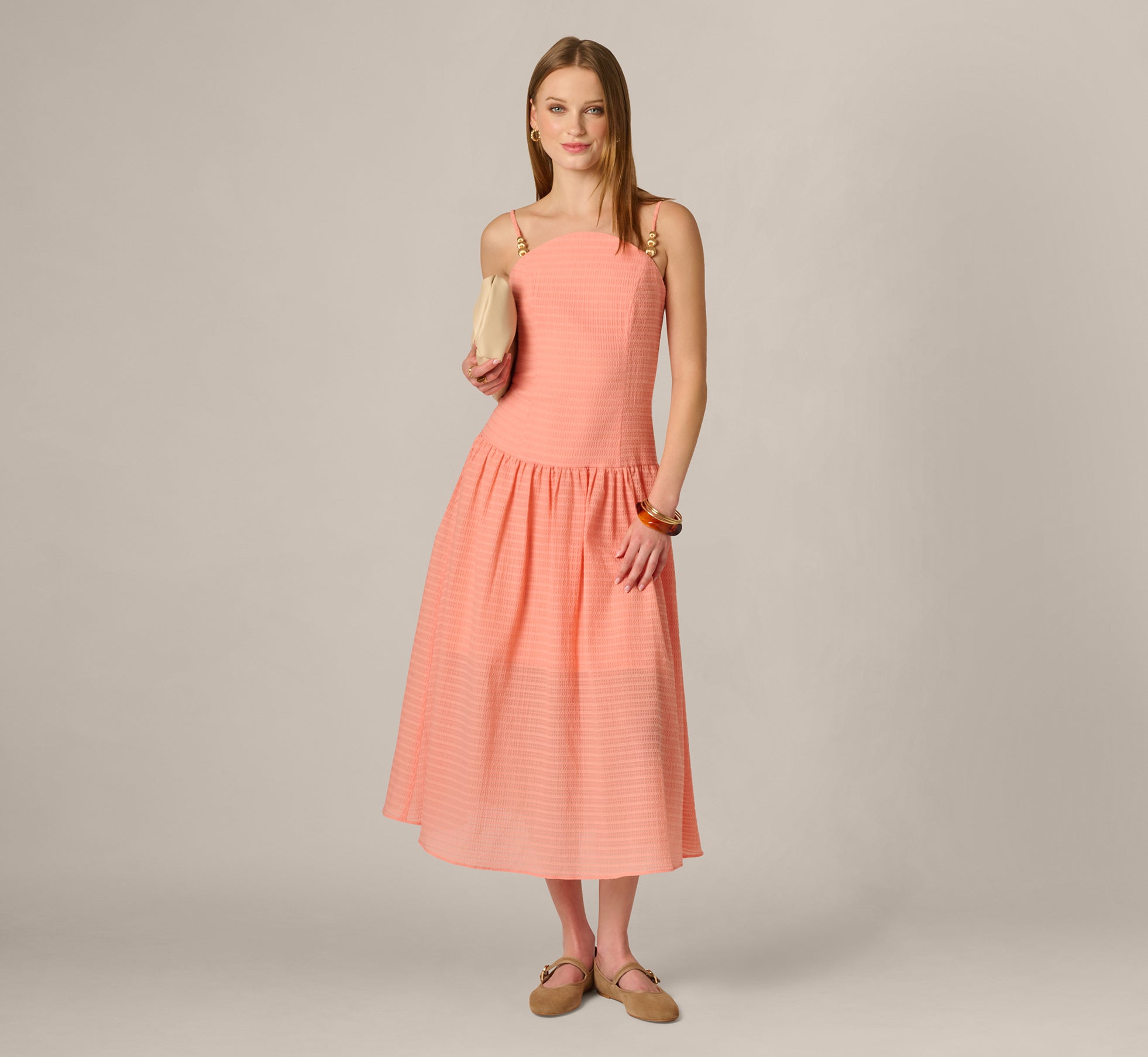 seersucker a line dress The Jan Dress in Green Seersucker