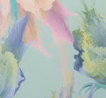 Sleeveless Floral Print High Low Maxi Dress With Ruffle Trim In Mint Multi 6