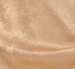 Strapless Foil Flounce Gown In Light Gold 6