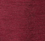 Long Sleeve Metallic Knit Midi Cocktail Dress In Crimson Haze 7