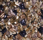 Strapless Sequin Midi Sheath Dress In Multi 7