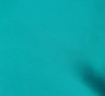 Stretch Satin Cross Back Cowl Neck Gown In Turquoise 6