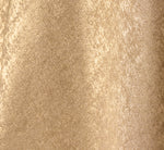 Foil Chiffon Scarf Halter Gown In Light Gold 6