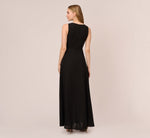 Colorblock Jumpsuit With Skirt Overlay In Black Ivory 6