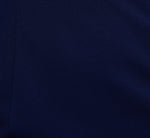Petite Knit Crepe Sheath Dress With Tiered Three Quarter Sleeves In Navy Sateen 6