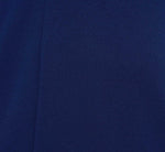 Plus Size Knit Crepe Sheath Dress With Tiered Three Quarter Sleeves In Navy Sateen 6