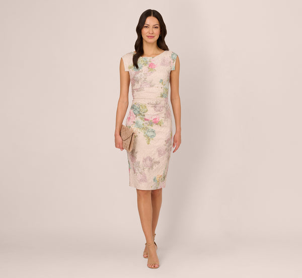 adrianna papell cocktail dress Adrianna Papell Women's Matelasse Cocktail Dress