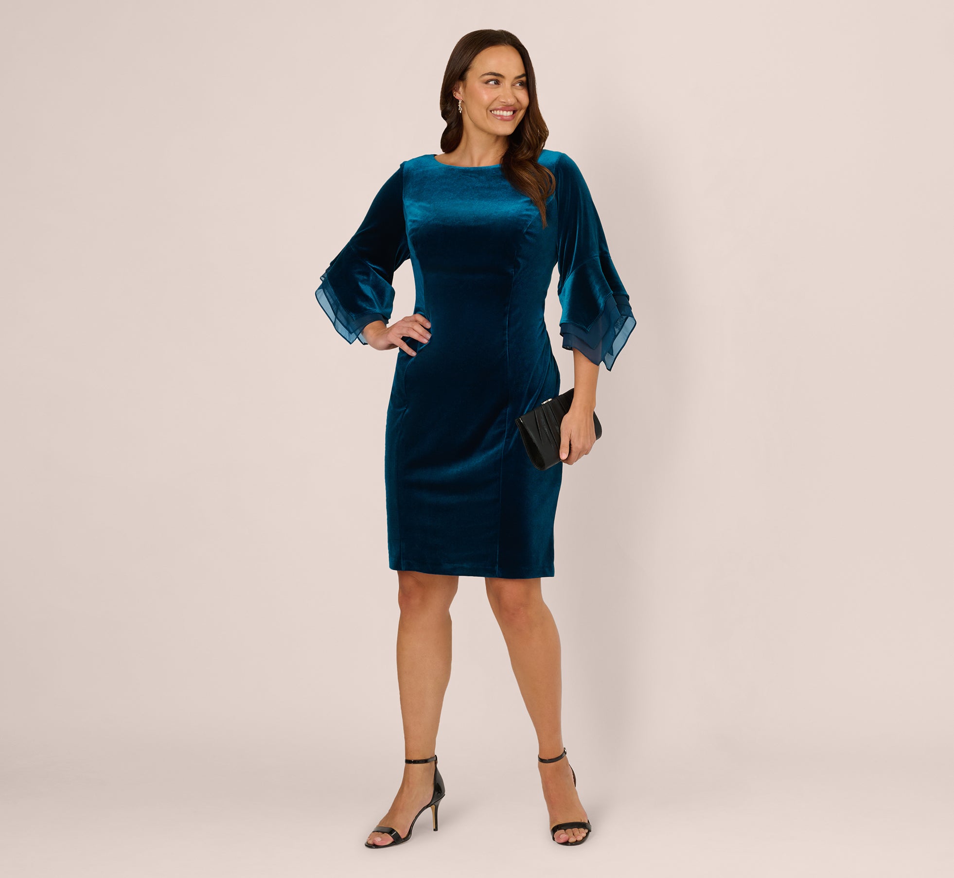 Velvet Wedding Guest Dresses for Women - Adrianna Papell Velvet Wedding Guest Dresses for Women - Adrianna Papell