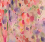 Floral Chiffon Halter Midi Dress With Blouson Bodice In Red Multi 6