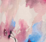 Floral Printed Chiffon Halter Dress With Self Tie Waist In Ivory Pink Multi 6