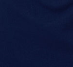 One Sleeve Sheath Dress With Bow Neckline In Navy Sateen 6