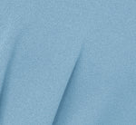 Three Quarter Sleeve Pleated Midi Dress With Tie Waist In Blue Mist 6