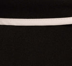 Bell Sleeve Tie Front Contrast Tipped Jumpsuit In Black Ivory 6