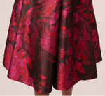 Sleeveless Chrysanthemum Floral Jacquard Midi Dress In Pink Multi 3