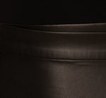 Short Sleeve Faux Leather Combo Skater Dress In Black 7