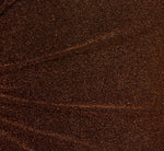 Long Sleeve Shimmer Knit Midi Dress In Bronze Black 7