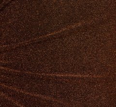 Long Sleeve Shimmer Knit Midi Dress In Bronze Black