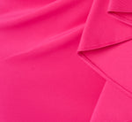 Sleeveless Draped Stretch Sheath Dress In Lipstick Pink 6