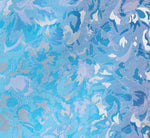 Floral Jacquard Collared Sheath Dress In Blue Multi 7