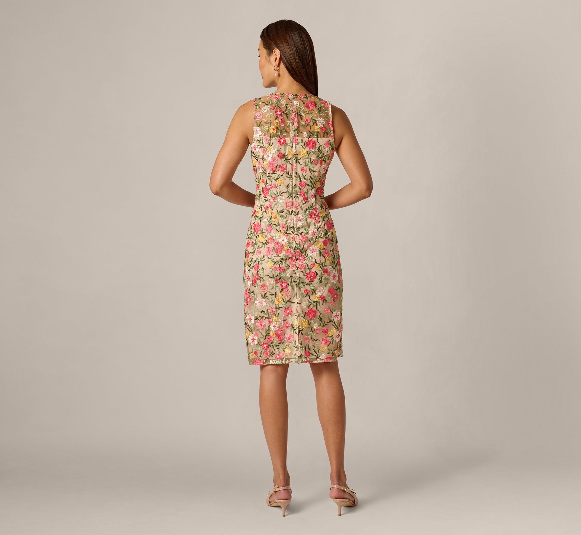 Adrianna Papell Floral Short Dress Adrianna Papell Floral Short Dress