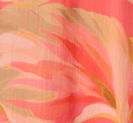 Draped Petal Floral Short Trapeze Dress In Coral Multi 6