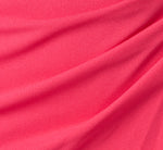 Asymmetrical Stretch Crepe Sheath Dress In Camellia 6