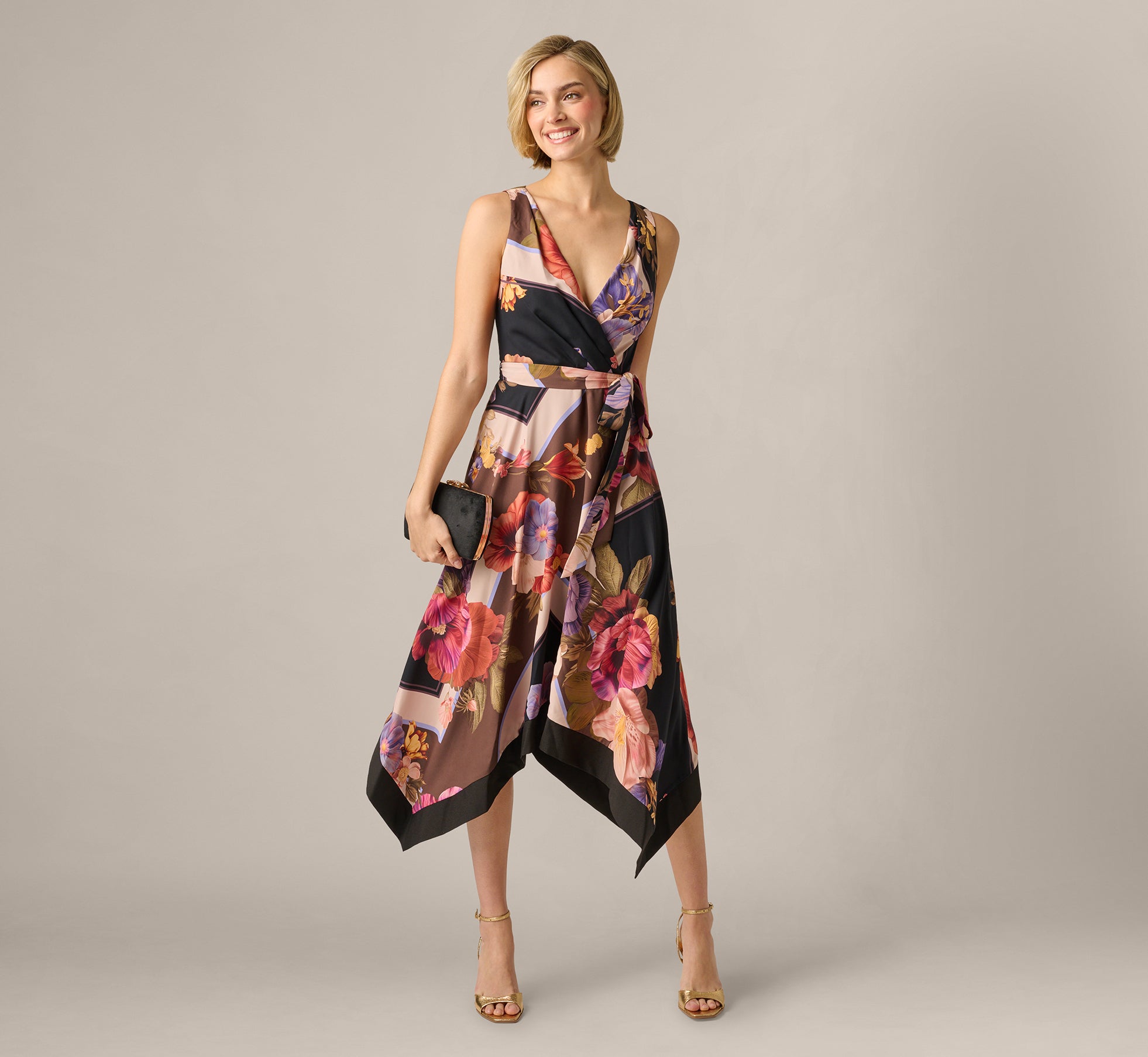 strapless open back dress Designer Maxi Cocktail Dress | Garden Party Outfits main image 1