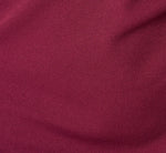 Plus Size Bow Accent Stretch Wrap Dress In Cabernet 6
