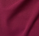 Bow Accent Stretch Wrap Dress In Cabernet 6