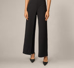 Cap Sleeve Bow Waist Lace Combo Jumpsuit In Black Nude 5