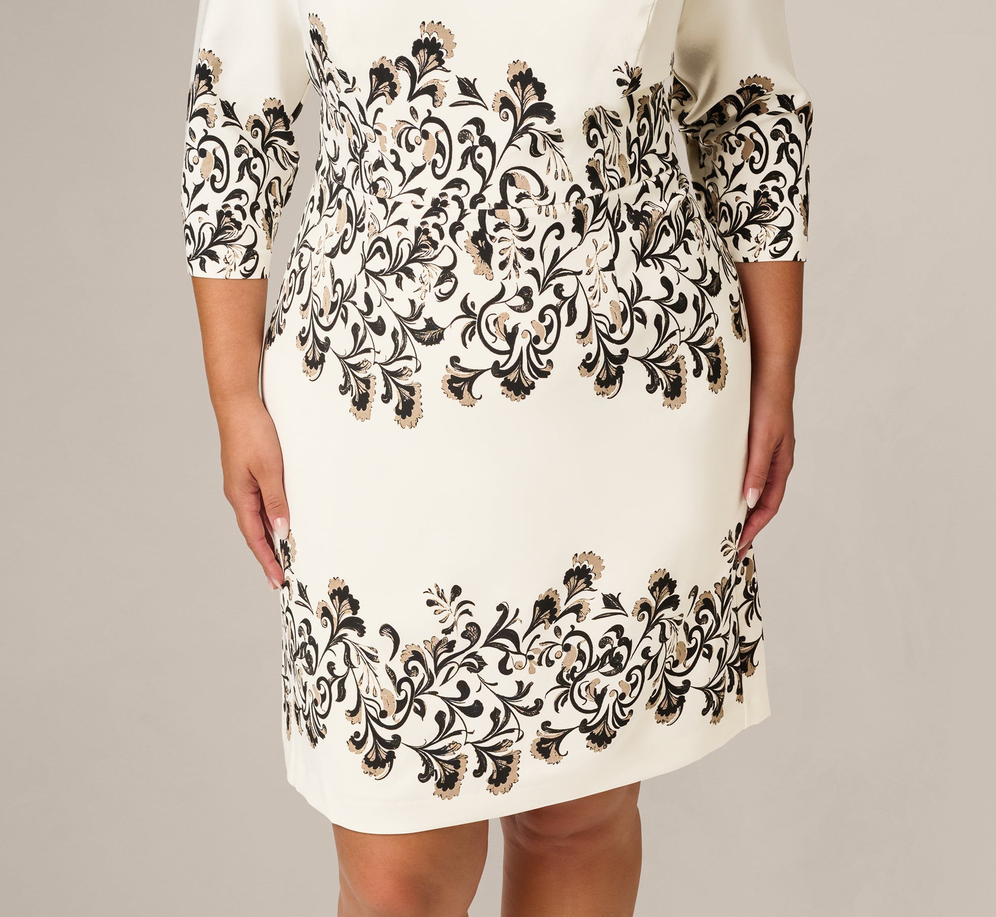 lace sheath dress plus size Plus Size Lace Up Side Sheath Dress