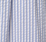 Cap Sleeve Belted Emma Midi Dress In Blue Ivory 7